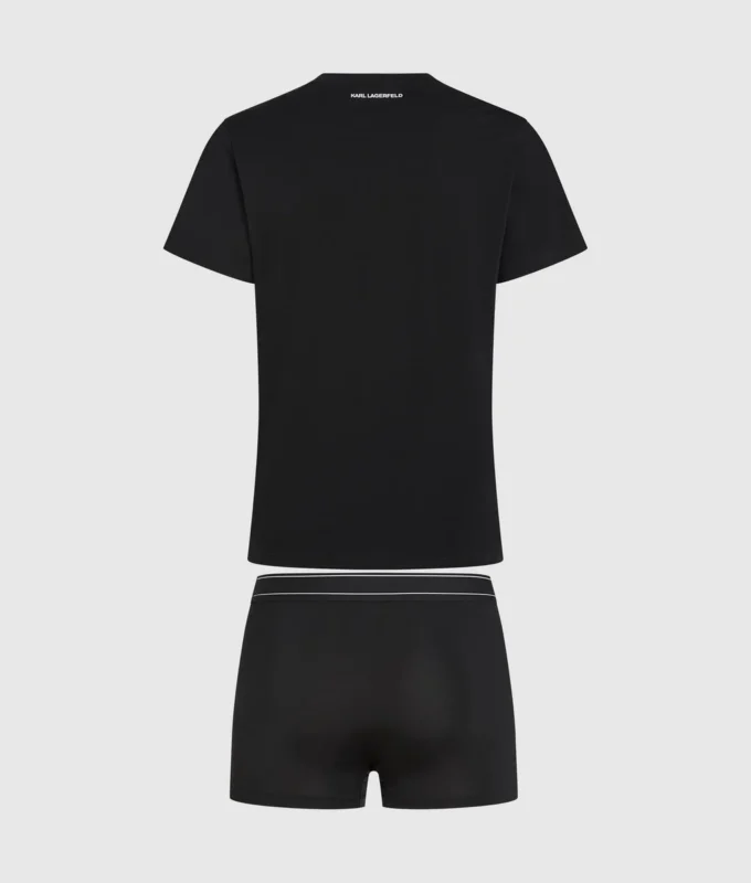 Conjunto de pijama con logotipo Conjunto de pijama con logotipo