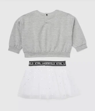 Conjunto de regalo para bebé con sudadera y falda