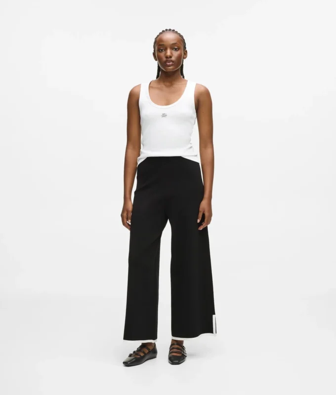 Culottes con ribetes en contraste