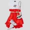 FALDA CON LOGOTIPO PARA NIÑA FALDA CON LOGOTIPO PARA NIÑA