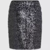 Falda de tweed con lentejuelas Falda de tweed con lentejuelas