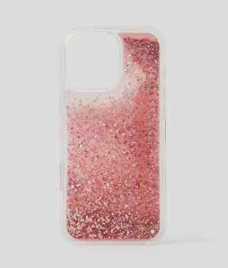FUNDA LOGO GLITTER PARA IPHONE 16 PRO MAX
