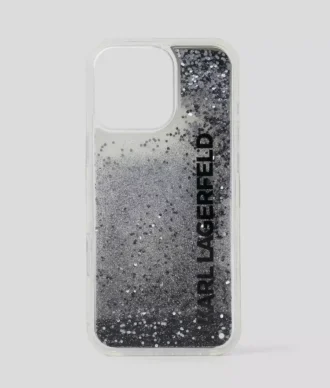 FUNDA LOGO GLITTER PARA IPHONE 16 PRO MAX