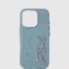 Funda para iPhone 16 Pro con diseño denim exclusivo Funda para iPhone 16 Pro con diseño denim exclusivo