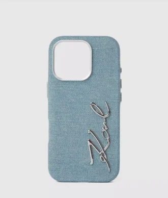 Funda para iPhone 16 Pro con diseño denim exclusivo