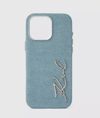 Funda para iPhone 16 Pro Max con diseño denim exclusivo