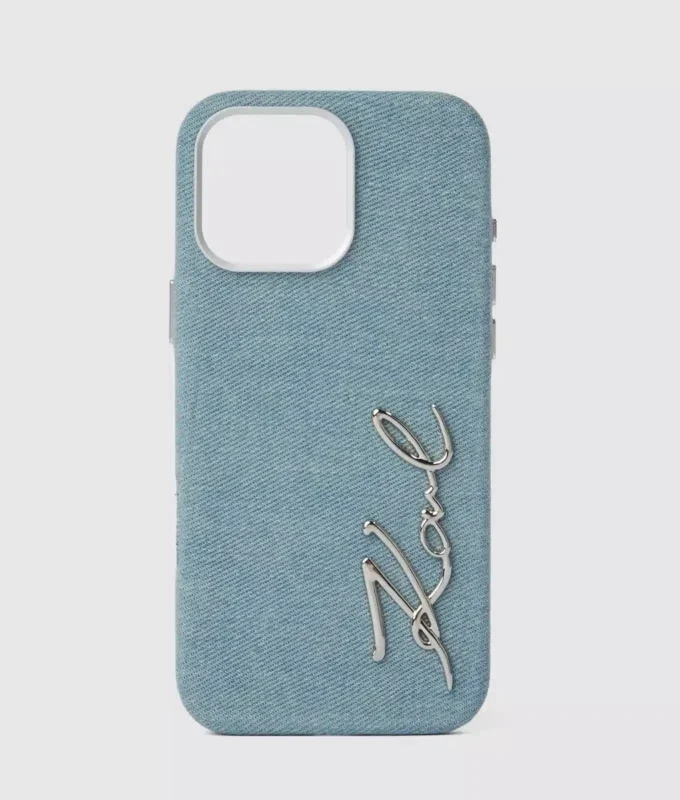 Funda para iPhone 16 Pro Max con diseño denim exclusivo Funda para iPhone 16 Pro Max con diseño denim exclusivo
