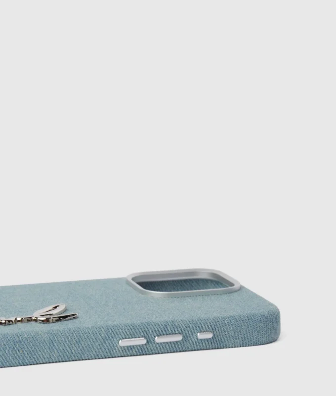 Funda para iPhone 16 Pro Max con diseño denim exclusivo Funda para iPhone 16 Pro Max con diseño denim exclusivo