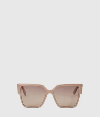 Gafas de sol geométricas y finas