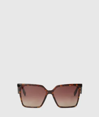 Gafas de sol geométricas y finas