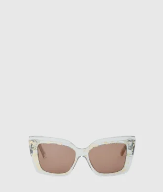Gafas de sol gruesas con logotipo