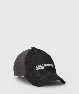 Gorra de denim oscuro en dos tonos