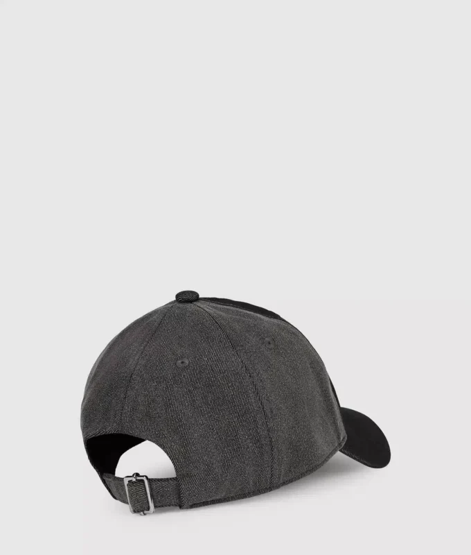 Gorra de denim oscuro en dos tonos Gorra de denim oscuro en dos tonos