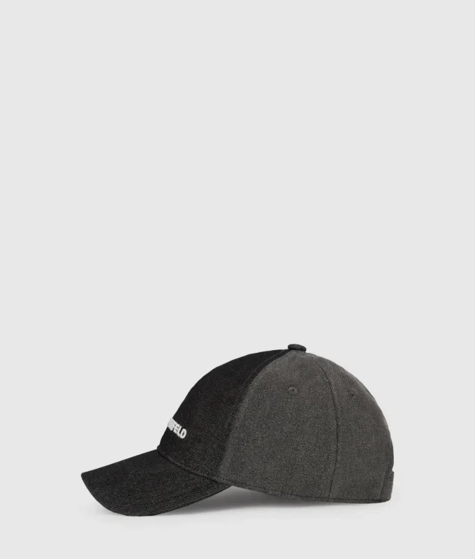 Gorra de denim oscuro en dos tonos Gorra de denim oscuro en dos tonos