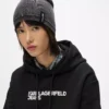 Gorro con parche con logotipo lavado