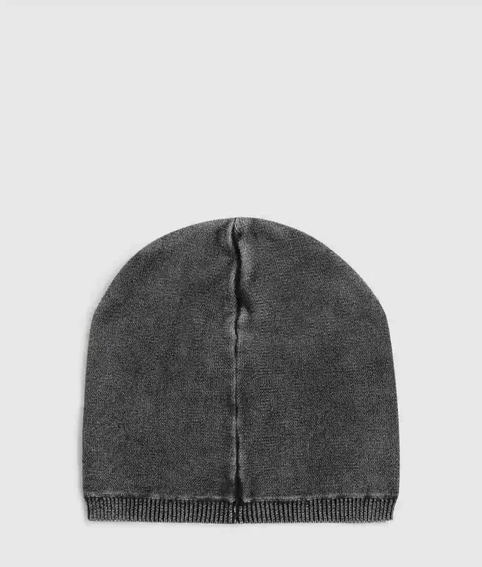 Gorro con parche con logotipo lavado