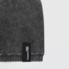Gorro con parche con logotipo lavado