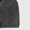 Gorro con parche con logotipo lavado