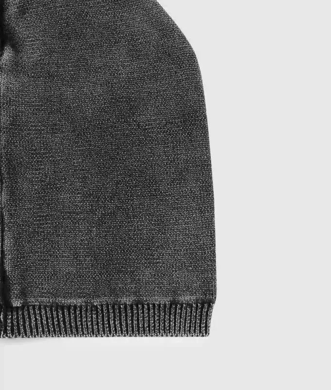 Gorro con parche con logotipo lavado
