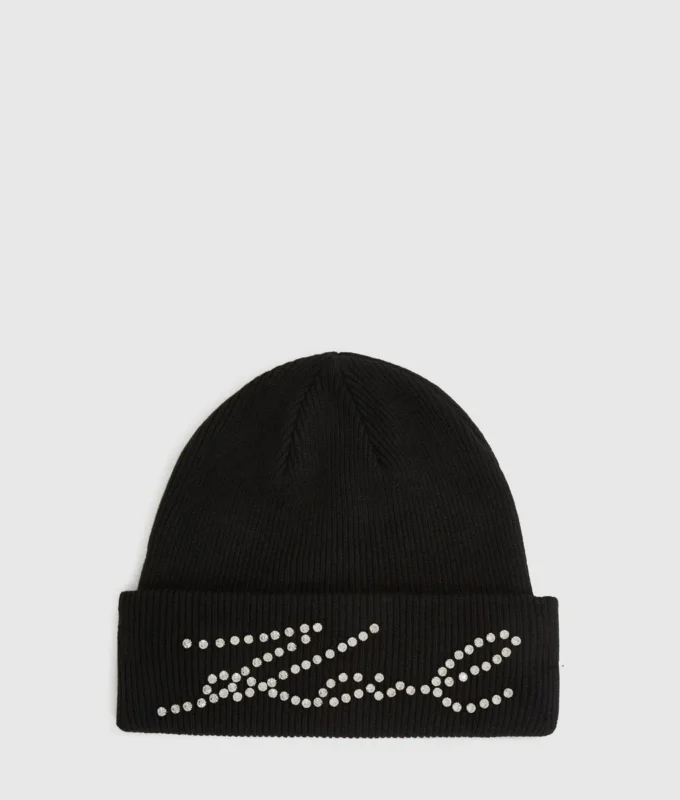 Gorro con pedrería K/Signature
