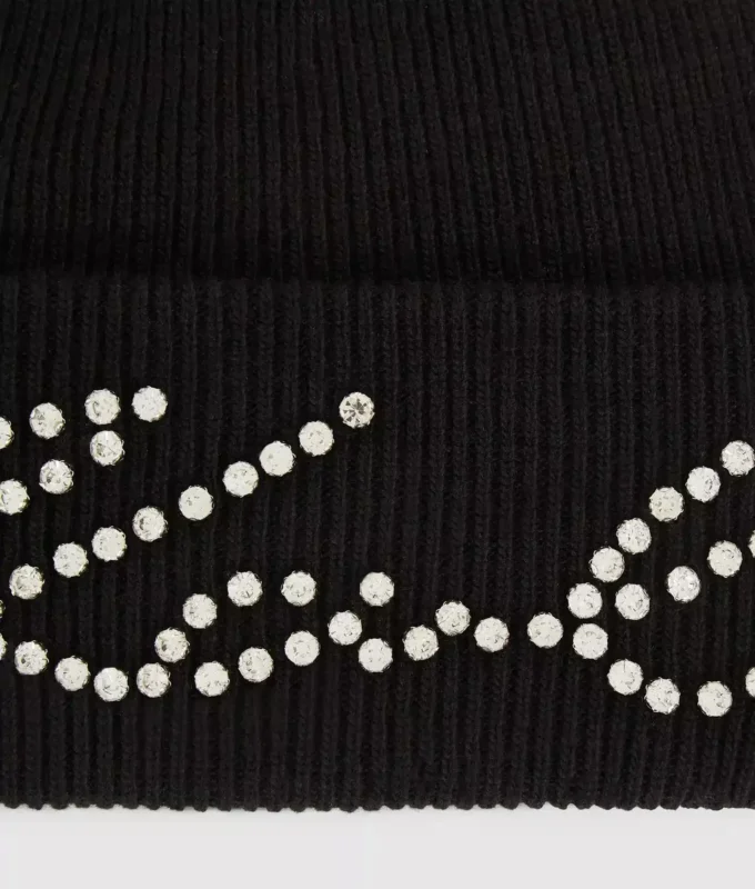 Gorro con pedrería K/Signature