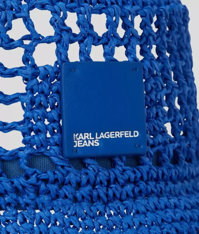 Gorro de pescador con logotipo tejido