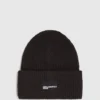 Gorro largo con parche con logotipo Gorro largo con parche con logotipo