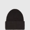 Gorro largo con parche con logotipo Gorro largo con parche con logotipo