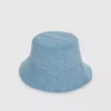 Gorro reversible de denim tipo pescador Gorro reversible de denim tipo pescador