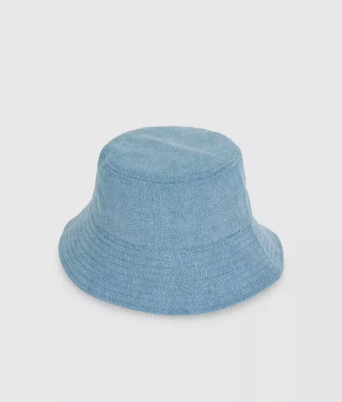Gorro reversible de denim tipo pescador Gorro reversible de denim tipo pescador