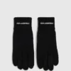 Guantes de punto con logotipo