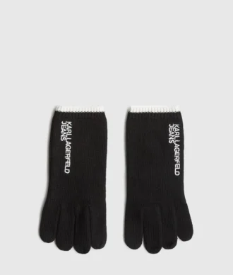 Guantes de punto con logotipo