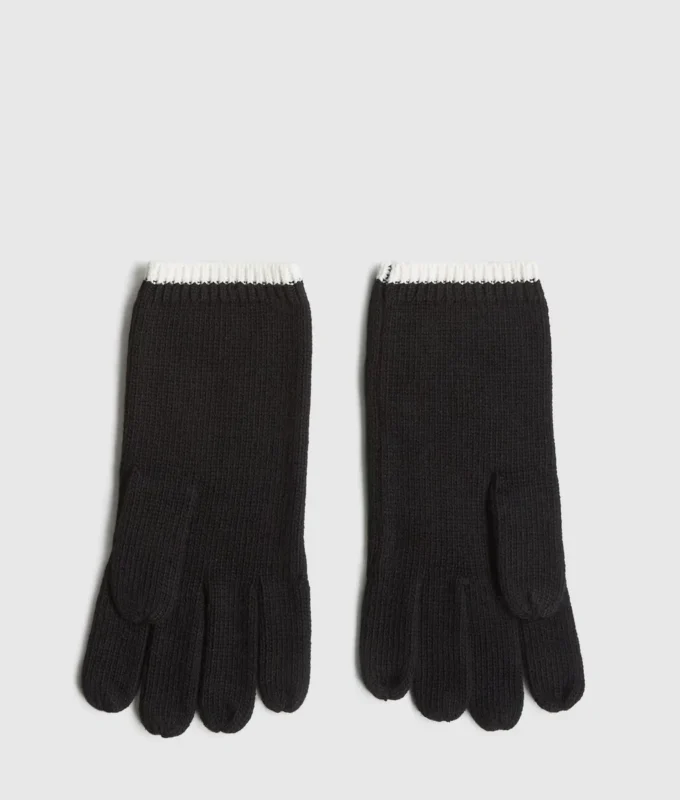 Guantes de punto con logotipo