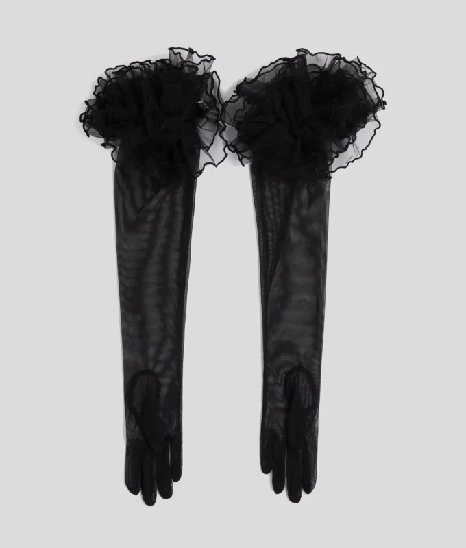 GUANTES LARGOS CON VOLANTES K/SIGNATURE GUANTES LARGOS CON VOLANTES K/SIGNATURE