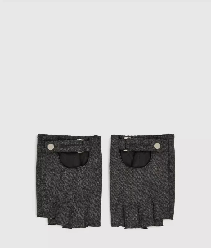 Guantes sin dedos de denim Guantes sin dedos de denim