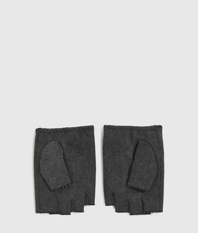 Guantes sin dedos de denim Guantes sin dedos de denim