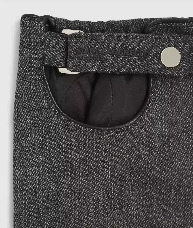 Guantes sin dedos de denim Guantes sin dedos de denim