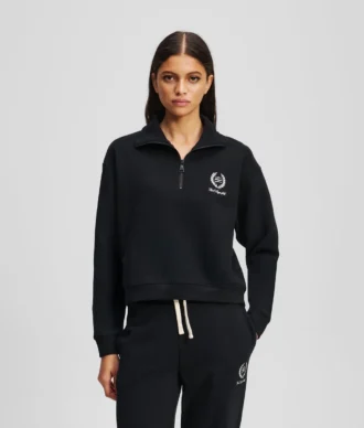 HOTEL KARL LOUNGEWEAR SUDADERA CON MEDIA CREMALLERA