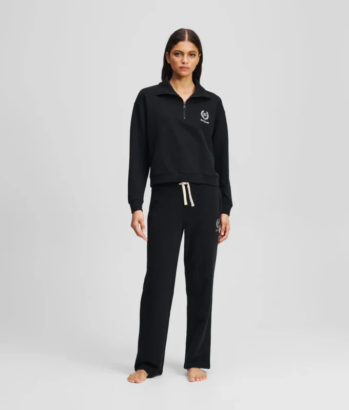 HOTEL KARL LOUNGEWEAR SUDADERA CON MEDIA CREMALLERA HOTEL KARL LOUNGEWEAR SUDADERA CON MEDIA CREMALLERA