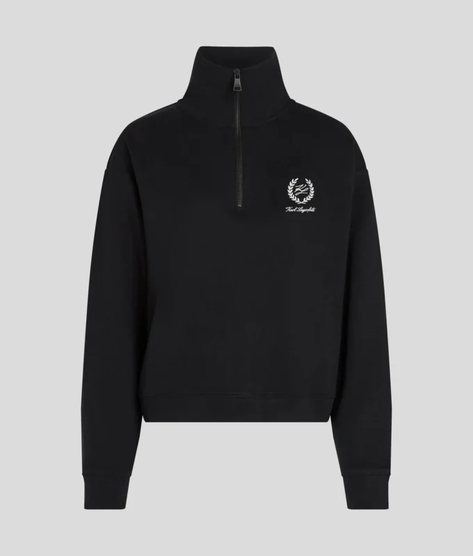 HOTEL KARL LOUNGEWEAR SUDADERA CON MEDIA CREMALLERA HOTEL KARL LOUNGEWEAR SUDADERA CON MEDIA CREMALLERA