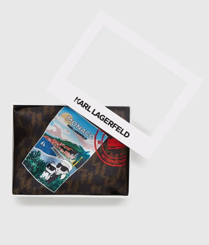 Ikon Monogram travel stamps scarf Ikon Monogram travel stamps scarf
