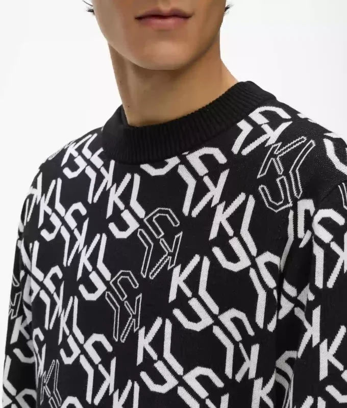 Jersey con monograma integral