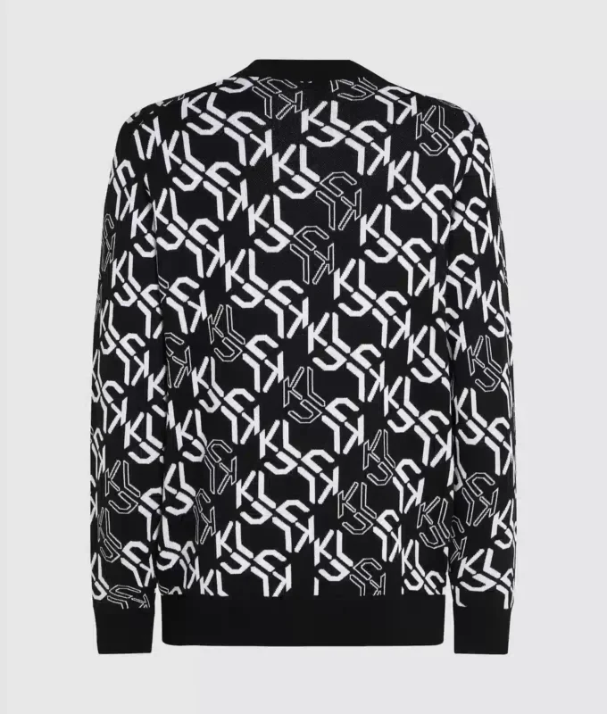 Jersey con monograma integral