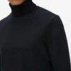 Jersey de cuello alto con pin Monogram Jersey de cuello alto con pin Monogram