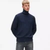 Jersey de cuello alto holgado Jersey de cuello alto holgado