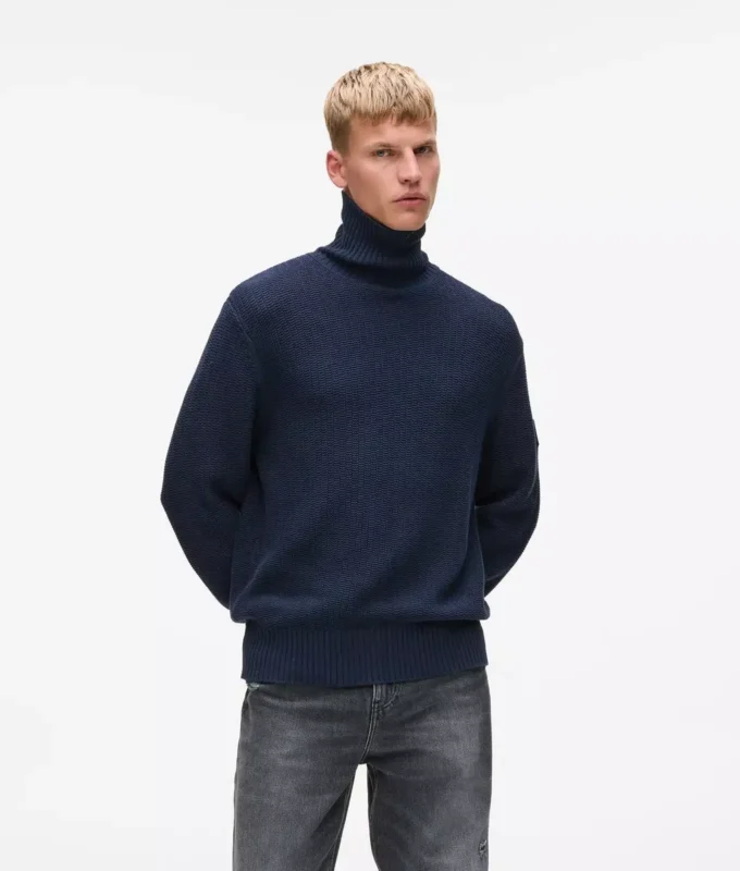 Jersey de cuello alto holgado Jersey de cuello alto holgado