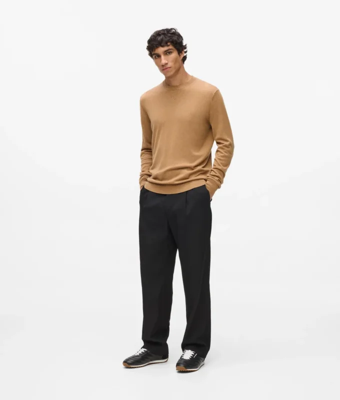 Jersey de cuello redondo Jersey de cuello redondo