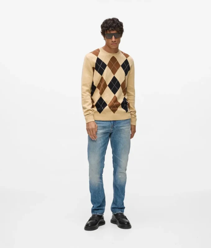 Jersey de cuello redondo