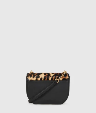 K/Forever bolso bandolera pequeño con estampado de leopardo