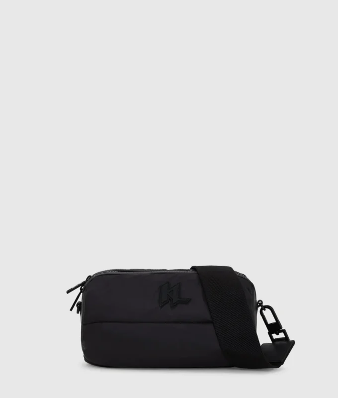 K/Monogram padded crossbody